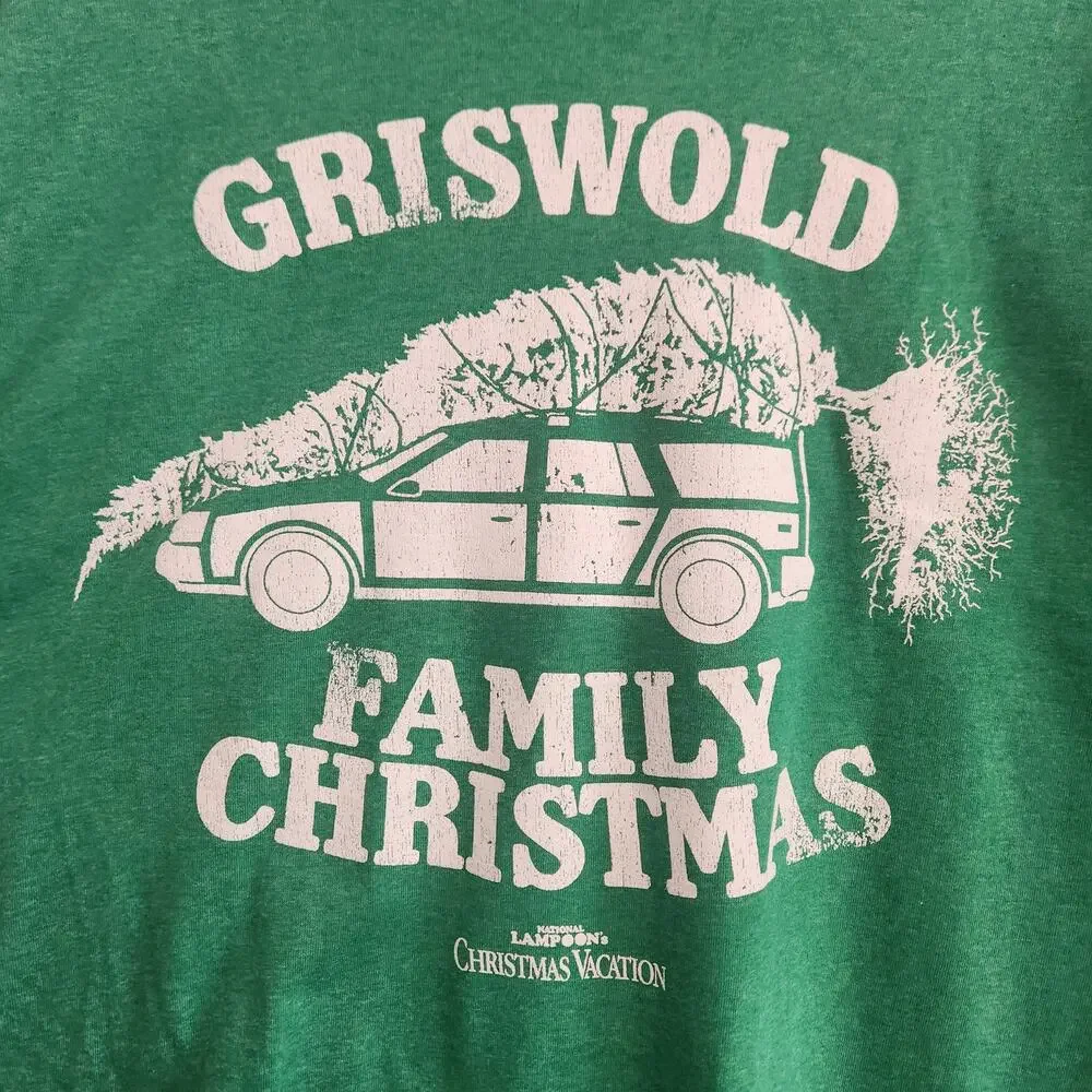 Griswold Family Christmas Men's Size 3X Green T-shirt‎ Movie X-mas Tree Car New